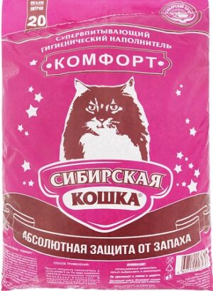 Сибирская Кошка наполнитель Впитывающий Комфорт 20л