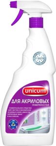 Unicum средство для чистки Акриловых поверхностей триггер 500мл