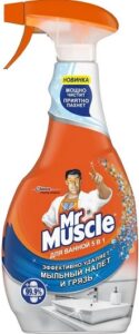 Mr.Muscle 5в1 жидкий триггер для ванной комнаты 500мл