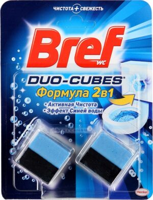 Bref Чистящее средство для унитаза ДУО-КУБ 2х50гр