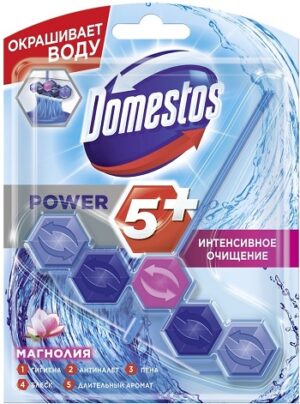 Domestos туалетный блок Р5+ Магнолия 53гр