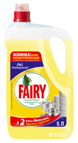 FAIRY Средство для мытья посуды Сочный лимон 5л