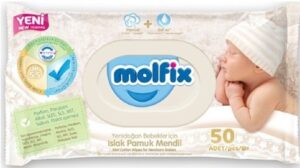 MOLFIX Детские 0+ влажные салфетки 50шт