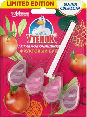 Туалетный Утёнок подвесной очиститель Капельки Фруктовый Бум 39гр