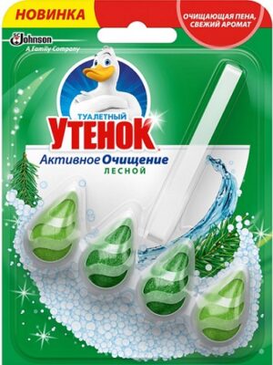 Туалетный Утёнок подвесной очиститель Капельки Лесной 39гр