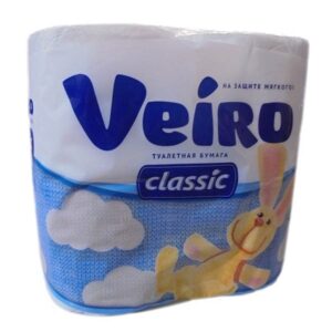 Бумага туалетная Veiro Classic Белая 2-сл. 4 шт