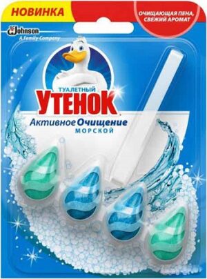 Туалетный Утёнок подвесной очиститель Капельки Морской 38.6гр
