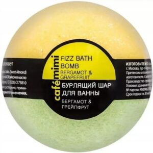 Cafe Mimi бурлящий шарик для ванны Бергамот и Грейпфрут 120гр