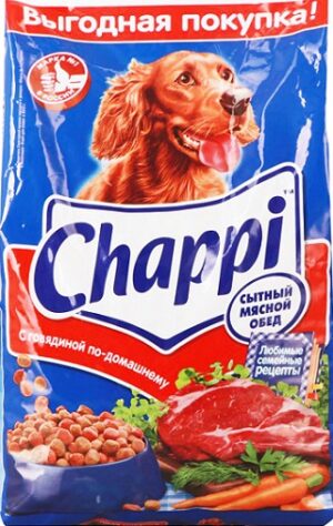 Chappi собачий корм Сухой с Говядиной по домашнему пак. 600гр