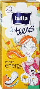 Bella Гигиенические ежедневные прокладки For Teens Panty Energy 20шт