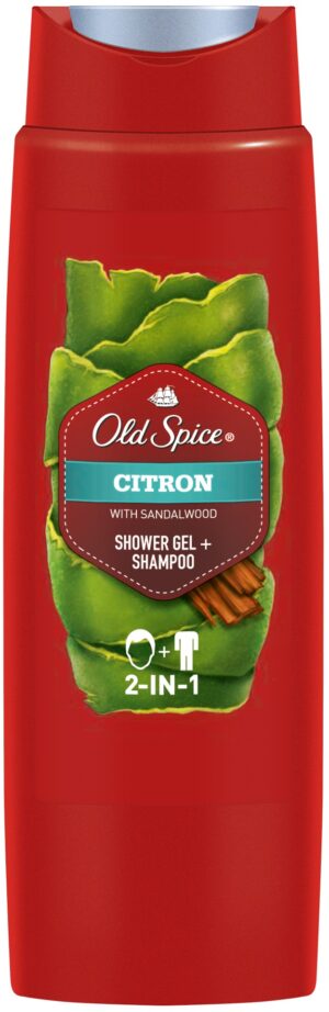 OLD SPICE Гель для душа + шампунь 2в1 Citron 400мл