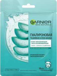 Garnier Тканевая маска для лица Увлажнение+Восстановление с Алоэ вера 32гр
