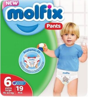 MOLFIX Трусики детские №6 EXTRA LARGE 19шт