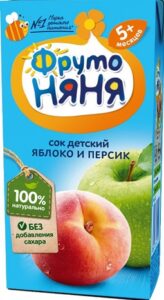 Фруто Няня сок Яблоко Персик 200мл