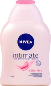 Nivea гель для интимной гигиены Молочная кислота Пантенол и Ромашка Sensitive 250мл