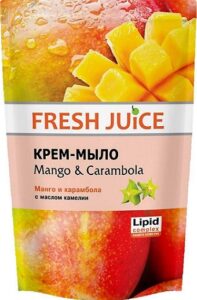 Fresh Juice Крем-мыло Манго и Карамбола с маслом Камелии Дойпак 460мл