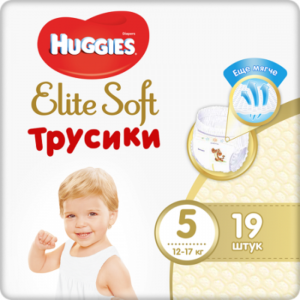 Huggies трусики Elite Soft №5 (12-17кг) 19шт