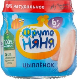 Фруто Няня пюре Цыплёнок банка 6+ 80мл