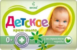 Весна Мыло туалетное Детское с Экстрактом Череды 90гр