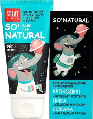 Splat Junior Зубная паста детская Биоактивная Бабл гам 55мл