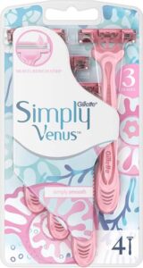 Venus3 Simply Smooth Бритва одноразовая женская 4шт