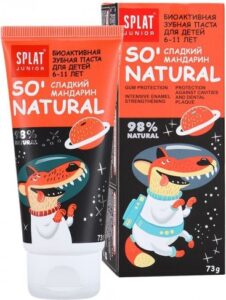 Splat Junior Зубная паста детская Биоактивная сладкий Мандарин 55мл