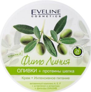Eveline Cosmetics крем для лица Фито линия Оливки и Протеин шёлка 210мл