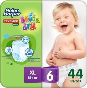 Helen Harper трусики Детские Soft&Dry XL №6 (18+кг) 44шт