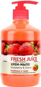 Fresh Juice крем-мыло Клубника и гуава с дозатором 460мл