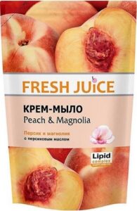 Fresh Juice Крем-мыло с Глицерином Персик и Магнолия Дойпак 460мл