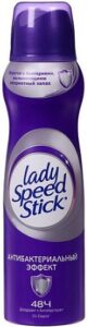 Lady Speed Stick Дезодорант спрей Антибактериальные Эффект 150мл