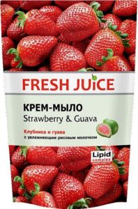 Fresh Juice крем-мыло Клубника и гуава Дойпак 460мл