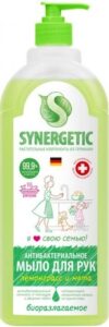 Synergetic мыло жидкое Антибактериальное Лемонграсс и Мята 1л