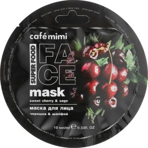 Cafe Mimi маска для лица семена Черешня и Шалфей 10мл