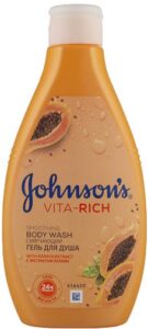Johnson’s Vita-Rich гель для душа Смягчающий с экстрактом Папайи 250мл
