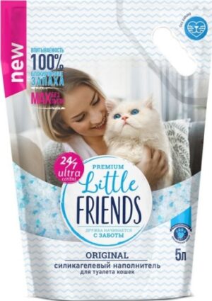 Little Friends кошачий наполнитель Силикагелевый Original 5л
