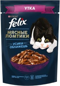 Felix Мясные ломтики для Кошек Утка в соусе 75гр