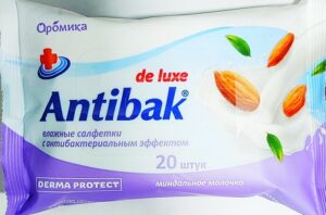 Antibak Влажные салфетки Миндальное молочко 20шт