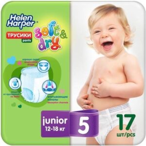 Helen Harper трусики Детские Soft&Dry Junior №5 (12-18кг) 17шт