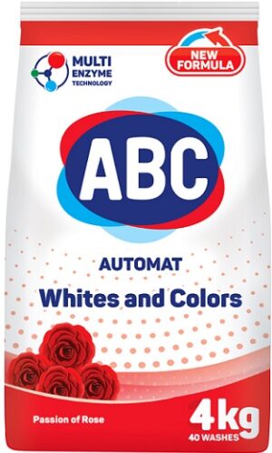 ABC Порошок для стирки авт Passion of Rose 4кг