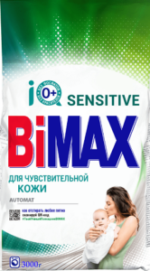BiMax порошок стиральный Авт Sensitive для Чувствительной кожи пак 3кг