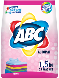 ABC Порошок для стирки авт Color 1.5кг