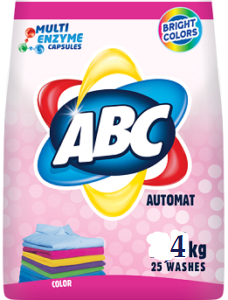 ABC Порошок для стирки авт Color 4кг