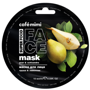 Cafe Mimi маска для лица Груша и Лимонник 10мл