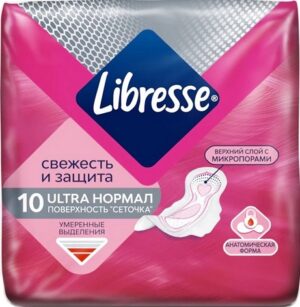 Libresse Гигиенические прокладки V-Protection Ultra+ 10шт