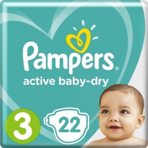 PAMPERS Подгузники Active Baby Midi №3 (6-10кг) 22шт