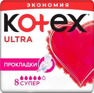 Kotex Прокладки  Ultra Dry Super Pads 8шт