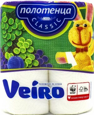 Полотенца бумажные кухонные Veiro Classic 2рул