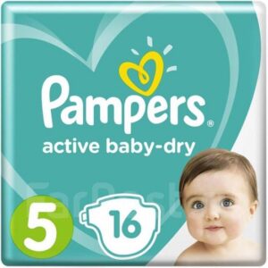 PAMPERS Подгузники Active Baby Junior №5 (11-16кг) 16шт