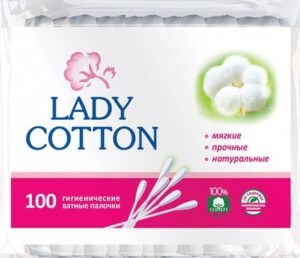 Lady Cotton Ватные палочки пакет 100шт